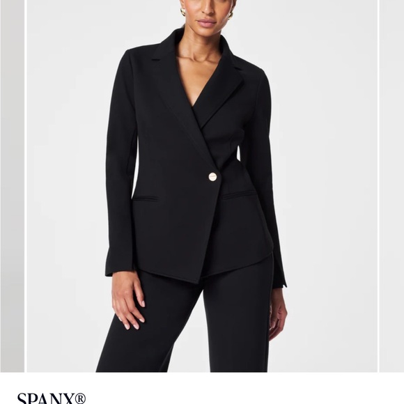 Spanx Black Ponte Blazer - Picture 1 of 5